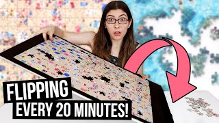 Doing a doublesided puzzle but flipping it every 20 minutes [upl. by Eneleahs]