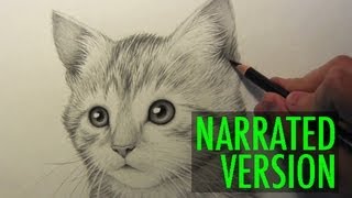 How to Draw a Kitten Narrated Step by Step [upl. by Alaj]