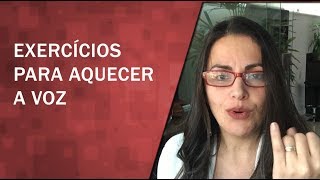 Aquecimento vocal  Exercícios para aquecer a voz  SOLTAR A VOZ [upl. by Gardas303]