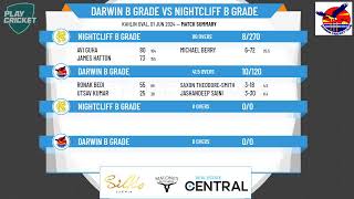 Darwin B Grade v Nightcliff B Grade [upl. by Naletak]