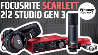 Focusrite Scarlett 2i2 Studio 3rd Gen Unboxing  Bundle Review Part 1 [upl. by Warp]