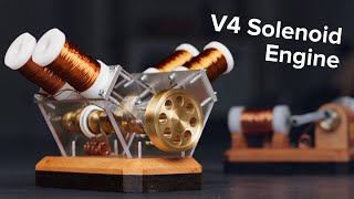 How to make a V4 solenoid engine [upl. by Brace361]