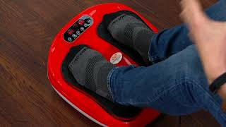 Power Legs Vibrating Foot Massager Platform w Acupressure on QVC [upl. by Fairbanks]