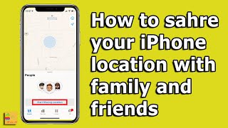 How to share your iPhone location with family or friends using Find My app [upl. by Enilemme274]