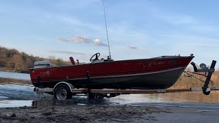 Restoring An Old Lund Fishing Boat Part 1 [upl. by Ranger]