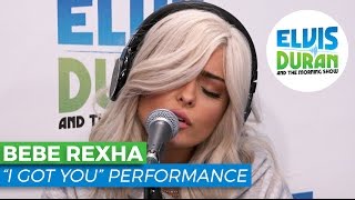 Bebe Rexha  quotI Got Youquot Acoustic  Elvis Duran Live [upl. by Horwath570]