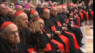 Les voeux du Pape François à la Curie romaine [upl. by Yemirej]