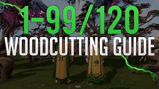 Runescape 3  199120 Woodcutting guide 2022 [upl. by Sorci132]