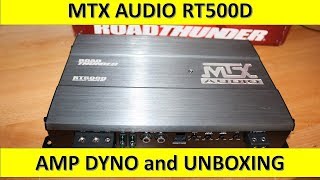 MTX Audio RT500D Amp Dyno and Unboxing [upl. by Ecneret]