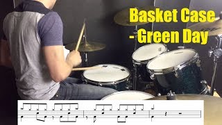 Basket Case Drum Tutorial  Green Day [upl. by Kinom]