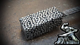 Damascus steel from bearing balls [upl. by Ayotahc551]