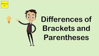 Differences of Brackets and Parentheses [upl. by Fowler372]