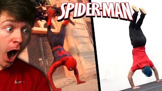 Reacting to the REAL LIFE SPIDERMAN and hes AMAZING [upl. by Annoled825]