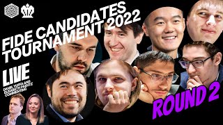 FIDE Candidates Tournament 2022 Round 2 [upl. by Gibbs]