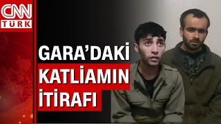 Garada yakalanan PKKlı teröristler 13 şehidin infaz emrini anlattı [upl. by Spring423]