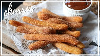 Egyszerű CHURROS recept  csokiszósz [upl. by Nylirad]