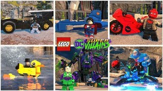 All Vehicles Unlocked in LEGO DC Super Villains [upl. by Jennette445]