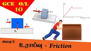 உராய்வு  Friction  Grade 10 Science  GCE OL Tamil Medium [upl. by Leoine]