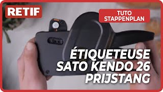 Tuto  Étiqueteuse prix Sato Kendo 26 [upl. by Ijies]