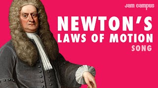 NEWTONS LAWS OF MOTION SONG Parody of DNCE  Cake By The Ocean [upl. by Oirelav]