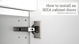 How to Install an IKEA Cabinet Door [upl. by Crow294]