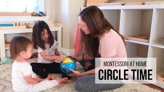 MONTESSORI AT HOME Montessori Circle Time [upl. by Pastelki599]