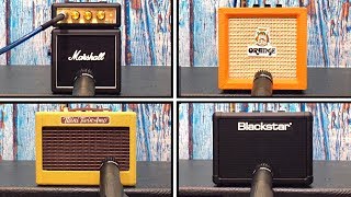 Micro Amp Shootout  Marshall VS Fender VS Orange VS Blackstar [upl. by Vharat302]