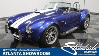 1965 Shelby Cobra Everett Morrison for sale  4997 ATL [upl. by Tirma]