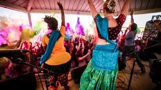 KIRTANIYAS  Nitai Gauranga feat MC Yogi  Festival of Colors OFFICIAL HOLI [upl. by Ramoh]