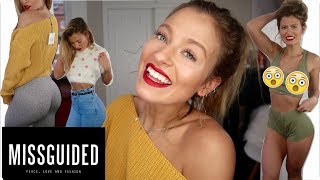 MISSGUIDED UNBOXING HAUL amp TRY ON A SeeThrough Experience 🤔 [upl. by Eerhs778]