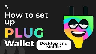 How to set up PLUG wallet ICP on Desktop and mobile devices [upl. by Nievelt]