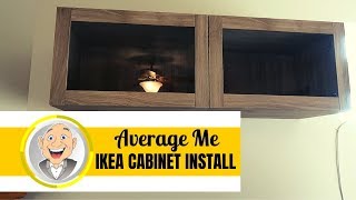 How to install an IKEA Cabinet on a wall [upl. by Adanar691]