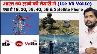 What is 2G 3G 4G 5G LTE VoLTE  How Does Mobile Phone Work  Parts Of Mobile Tower  MIST Cable [upl. by Malachy]