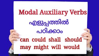 Modal Auxiliary Verbs [upl. by Etnaid]