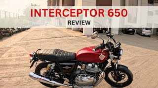 INTERCEPTOR 650 Review  2024  Royal Enfield [upl. by Eca840]