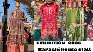 EXHIBITION KARACHI HOUSE STALL  NUMAISH 2025🤩  NAMPALLY EXHIBITION [upl. by Oniliuqnart]