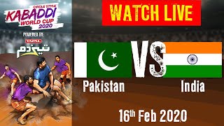 Kabaddi World Cup 2020 Live  Pakistan vs India  16 Feb  Final  BSports [upl. by Geordie676]