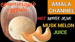 MUSKMELON JUICEமுலாம்பழம் ஜூஸ்SUMMER DRINK [upl. by Hamo]