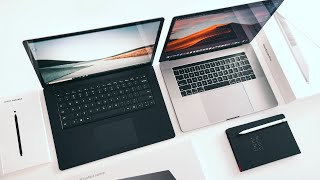 Microsoft Surface Laptop 3 VS 2019 MacBook Pro [upl. by Jemmie107]