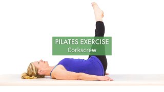 Pilates Exercise Corkscrew  Pilates Anytime [upl. by Nael]