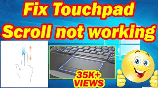 Fix two finger scroll not working windows 7810  Touchpad scroll not working windows 7810 [upl. by Vogeley27]