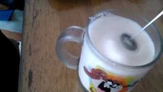 Aerolatte Review Frothing Cold Milk In Under 1 Minute [upl. by Letsou]