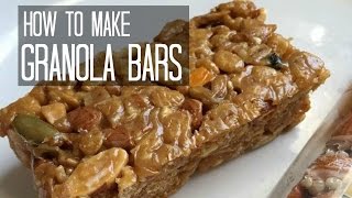 How to Make Chewy Granola Bars [upl. by Mail416]