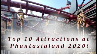 Top 10 Attractions at Phantasialand 2020 [upl. by Beckman]