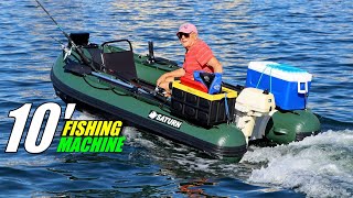 Saturn Inflatable Fishing Boat FB300 review  Best Inflatable Fishing Boats [upl. by Aicre]