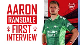 Welcome to The Arsenal Aaron Ramsdale  First Interview [upl. by Vere]