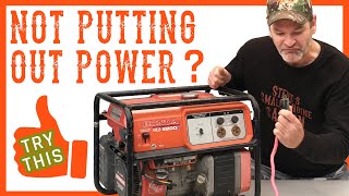 How To Fix a Generator That Wont Put Out Power [upl. by Sigvard888]