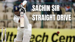 Sachin Tendulkar sir straight drive explained [upl. by Aydni335]