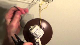 How to Install a Ceiling Light  Ceiling Light Wiring  Conduit [upl. by Rehnberg]