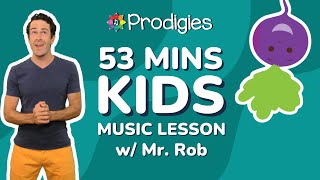 Learn Music Singing amp Rhythm  Mr Rob Compilation for Kids  Solfege Rhythm Colors Notes [upl. by Heyes]